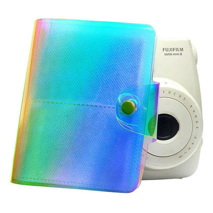 Photo Album 64 Pockets Slots Iridescent Shiny for Fujifilm Instax Mini Films