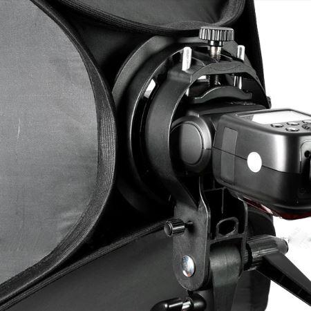 Godox Adjustable Flash Softbox 80*80cm 80x80+S type Bracket Mount Kit for Flash Speedlite Studio Shooting for Canon Nikon Sony