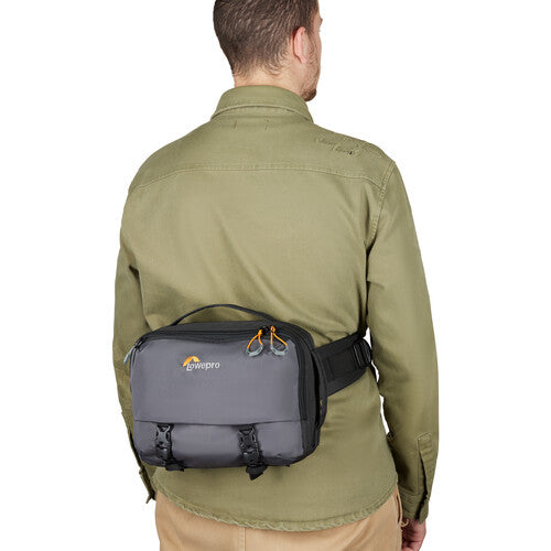 Lowepro Trekker Lite SLX 120 Sling-Style Camera Bag (Gray) for Full-Frame Mirrorless with Lens
