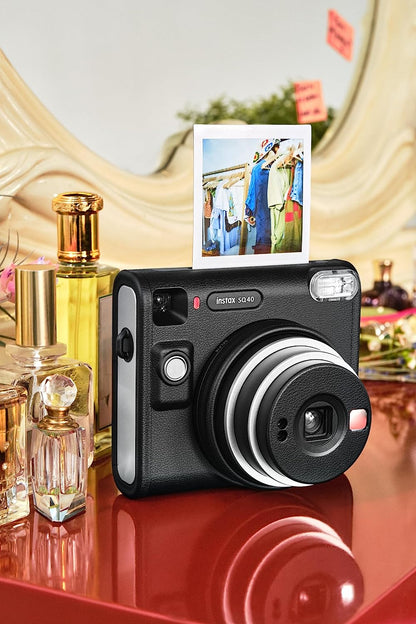 FUJIFILM Instant Camera Instax Square SQ40 Black