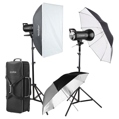 Godox SK400II Studio Flash Monolight (2-Light Studio Kit) Photography Lighting