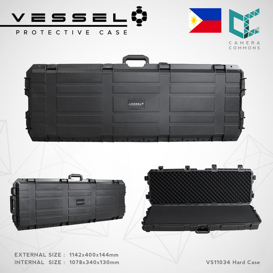 VESSEL VS11034 42" Tactical Trolley Waterproof Long Hard Case with Wheels for Digital Equipment , Weapons , Equipment , Rifles, Guns, Shotguns