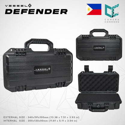 VESSEL DEFENDER VS3013 Portable Hard Case for Photography Equipment Tactical Instruments Tool Box and other devices