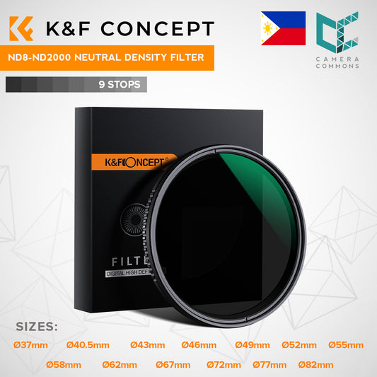 CLEARANCE KF FILTER SlimND8-ND2000 58MM