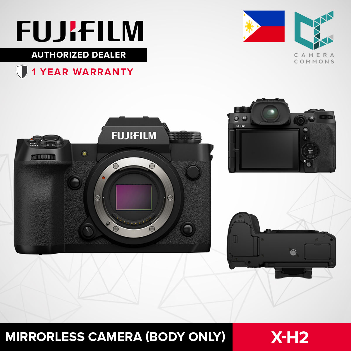 FUJIFILM X-H2 Mirrorless Camera Body with 16-80mm Lens
