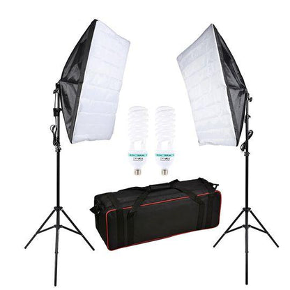 Softbox Set 50x70 Continuous Lighting for Studio Photography