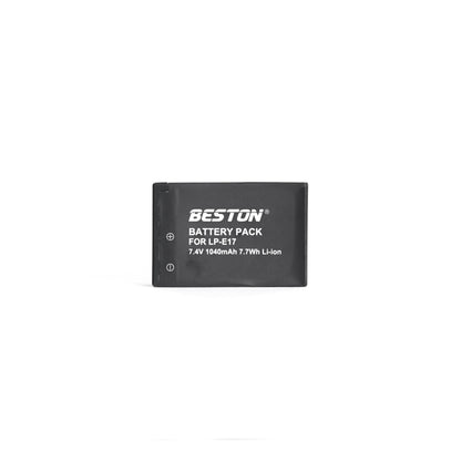 Beston SET LP-E17 LCD Charger + 2 PC Battery 7.4V 1040mAh Canon LPE17