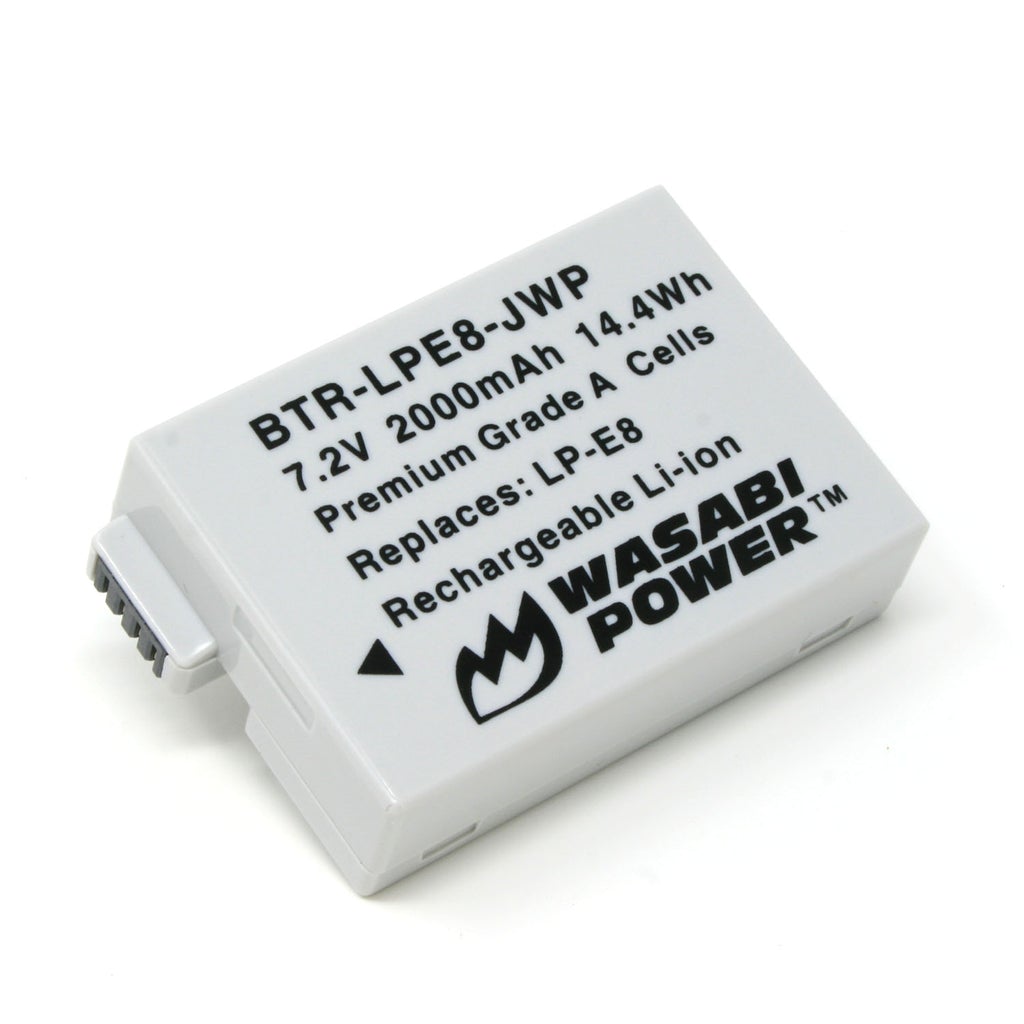 Wasabi Power LP-E8 1pc Rechargeable Battery for Canon Cameras LPE8
