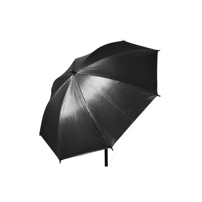 STUDIOMATE 110cm/43 inch Black Silver Umbrella Studio Photography Diffuser Umbrella for Camera Flash or Strobe