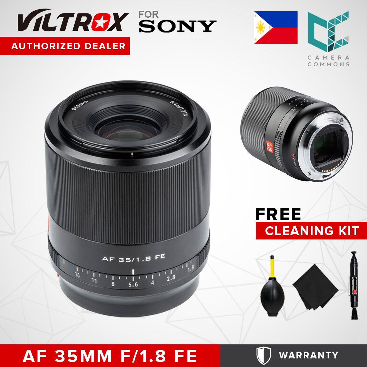 Viltrox AF 35mm f/1.8 Lens for Sony FE E-Mount Full Frame Autofocus Prime Lens