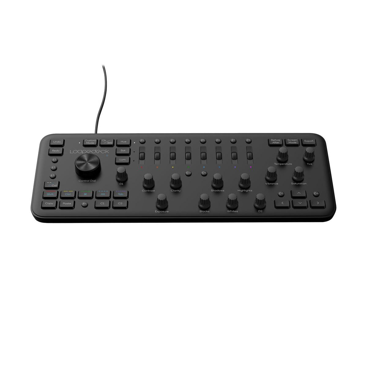 Loupedeck+ The Photo and Video Editing Console for Lightroom Classic Premiere Pro Final Cut Pro Photoshop with Camera Raw After Effects Audition Aurora HDR