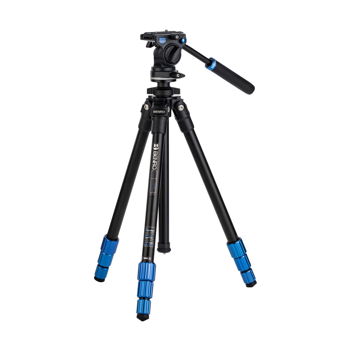Benro TSL08AS2CSH Slim Video Aluminum Tripod Kit