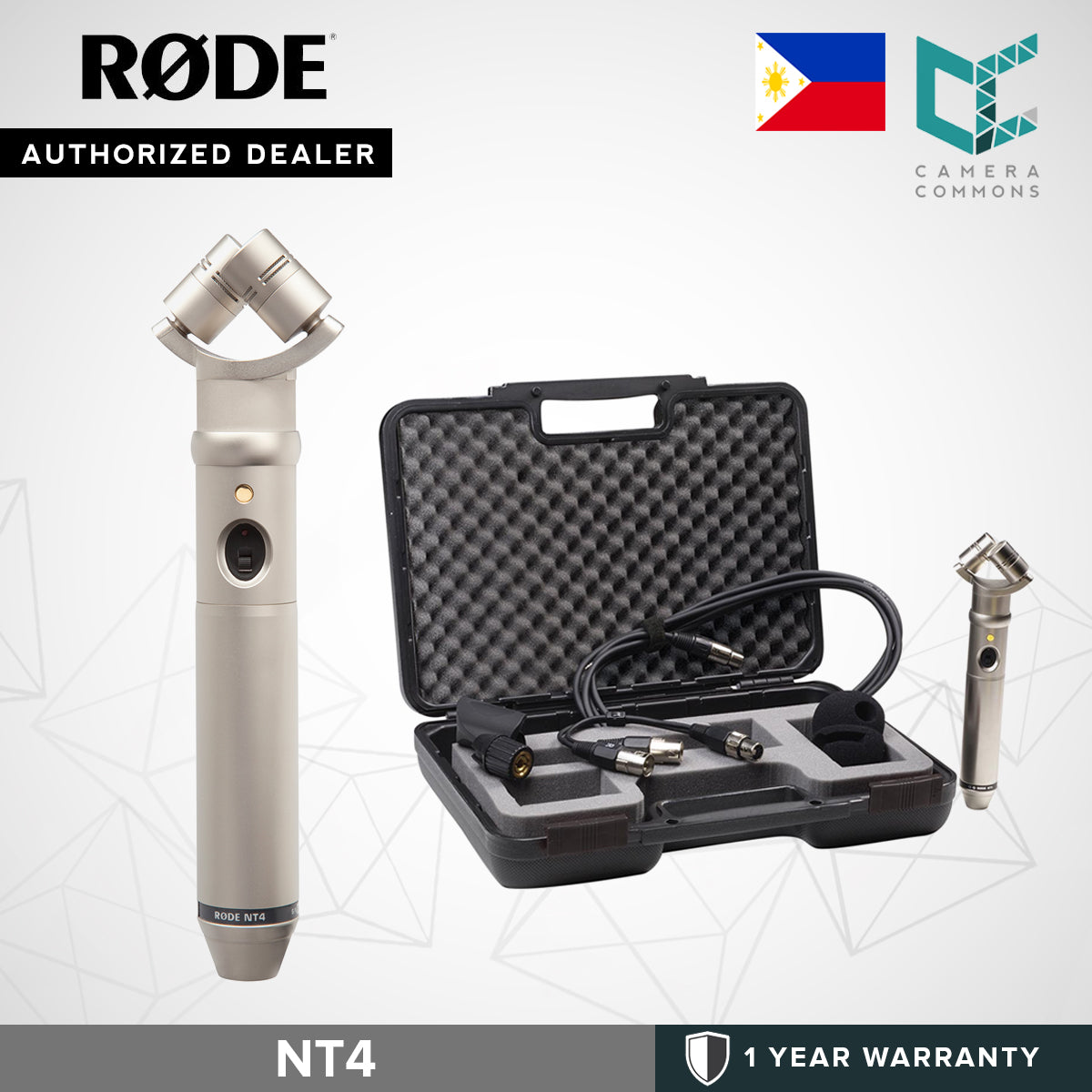 Rode NT4 X/Y Stereo Condenser Microphone XY