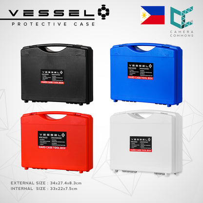 VESSEL VSC3322 Portable Hard Case for Photography, Equipment, Instruments and other devices