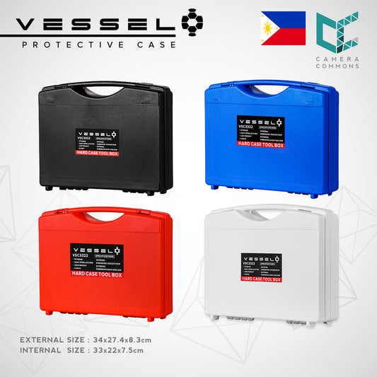 VESSEL VSC3322 Portable Hard Case for Photography, Equipment, Instruments and other devices