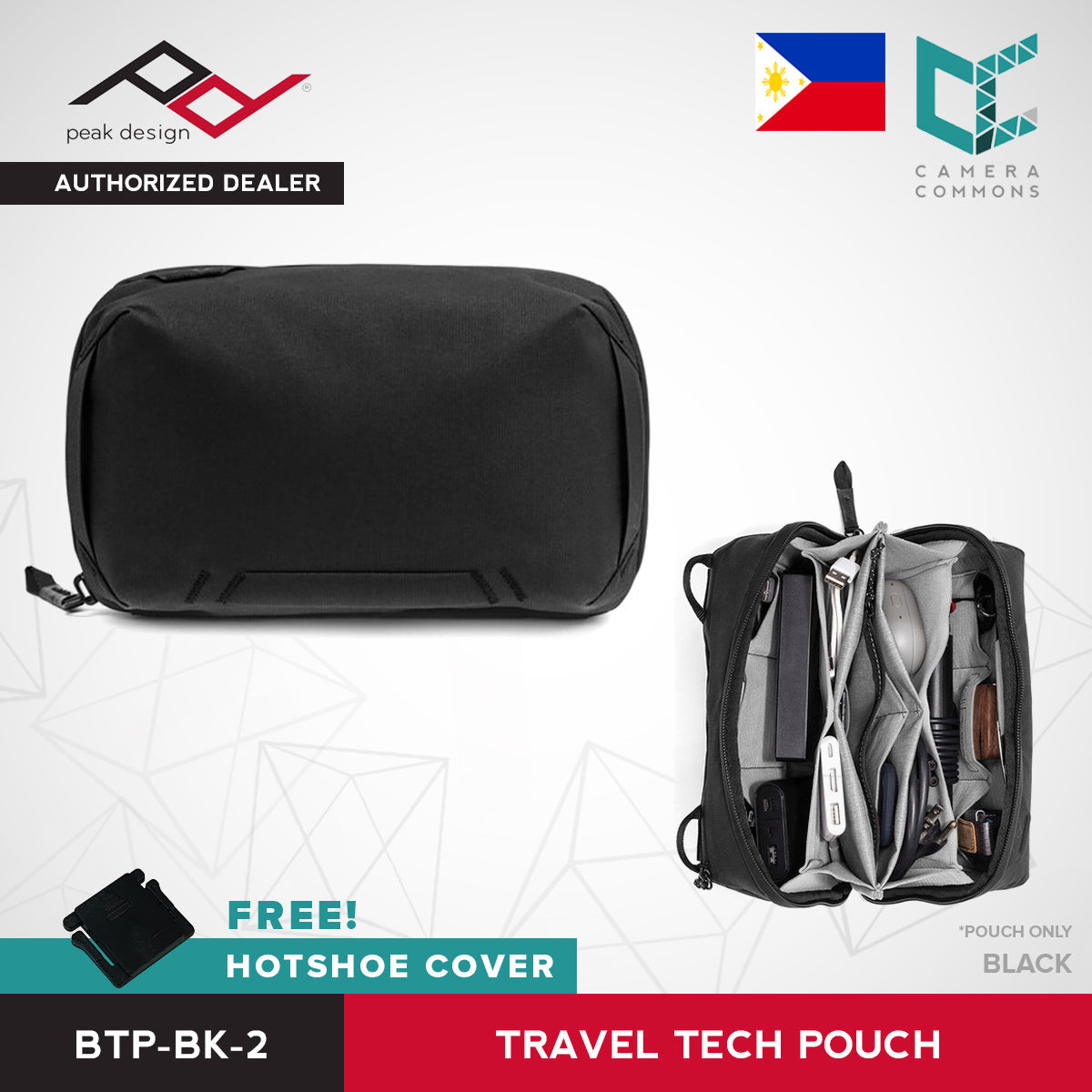 Peak Design Travel Tech Pouch V2 Camera Accessories Small Medium Black Bone Charcoal Midnight Sage