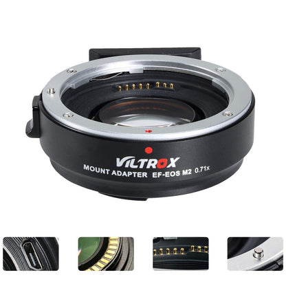 CLEARANCE Viltrox ADAPTER EF-EOS M2 for Camera Lens Connector Converter