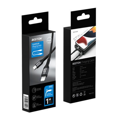 Beston CL03CL01 USB-C to Lightning Fast Data Charger Charging Cable for Mobile Tablet Gadgets