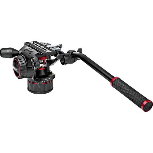 Manfrotto MVHN8AH Nitrotech N8 Fluid Video Head Aluminum for Tripods