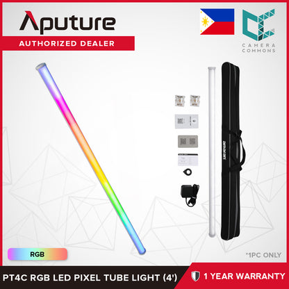 Aputure Amaran PT2c PT4c RGB LED Pixel Tube Light (2') (4') 2-Light Production Kit Studio Lighting