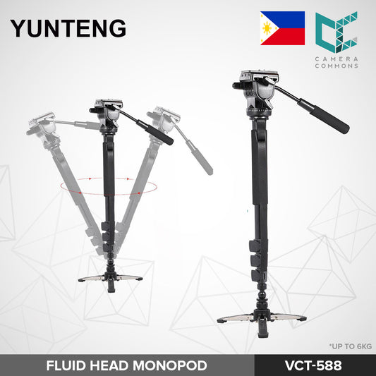 Yunteng VCT-588 Fluid Head Monopod for Photography Videography