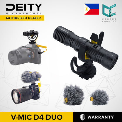 Deity Microphones V-Mic D4 DUO Dual-Capsule Micro Camera-Mount Shotgun Microphone