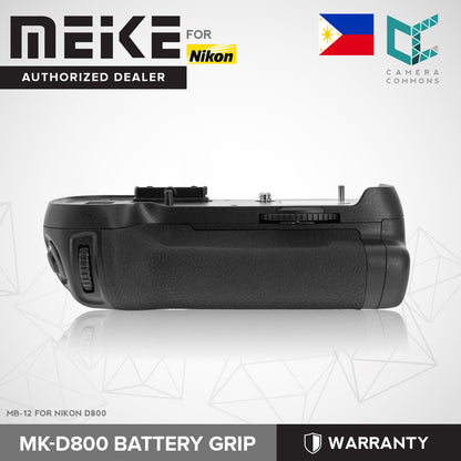 MEIKE MK-D800 MB-D12 BG Battery Grip for Nikon D800 D810