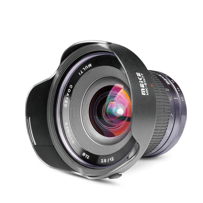 MEIKE 12mm F/2.8 Ultra Wide Angle Manual Focus Prime Lens for Sony E Mount APS-C Mirrorless Cameras
