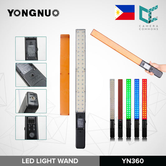 Yongnuo YN360 LED Light Wand 3200-5500K Handheld Pro Video Lighting Studio Editorial Photography