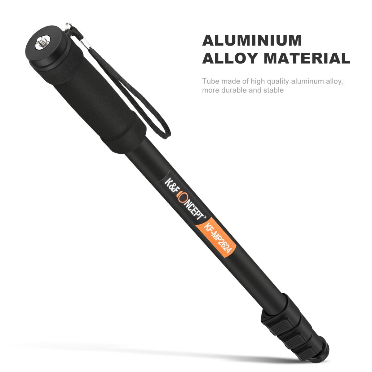 K&F Concept MP-2624 Camera Monopod 4-Section 67"/171CM Compact Portable Travel DSLR Monopod KF09.011