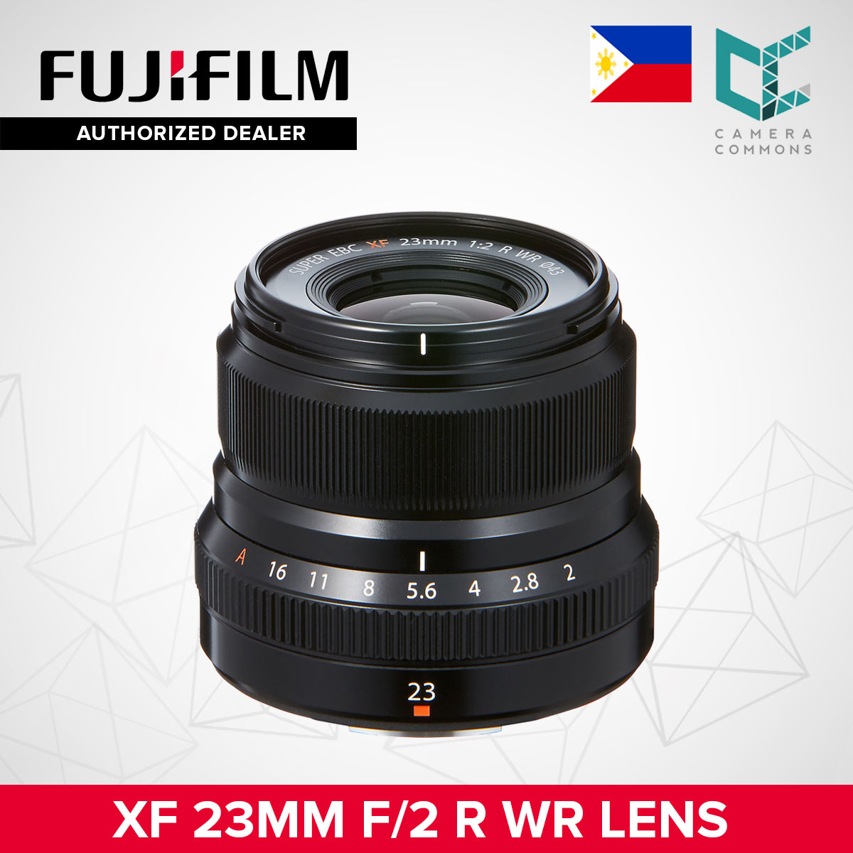 FUJIFILM XF 23mm f/2 R WR Lens XF23mm Mirrorless Lens