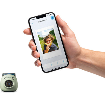 FUJIFILM Instax Pal Digital Camera Only with Detachable Ring Wide Angle Small Tiny Size Bluetooth to App