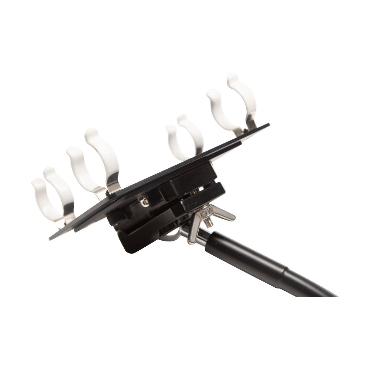 Nanlite Pavotube Double Bank 2 T12 LED Tube Mount with Gooseneck and 5/8in Receiver HD-T12-4-BHG