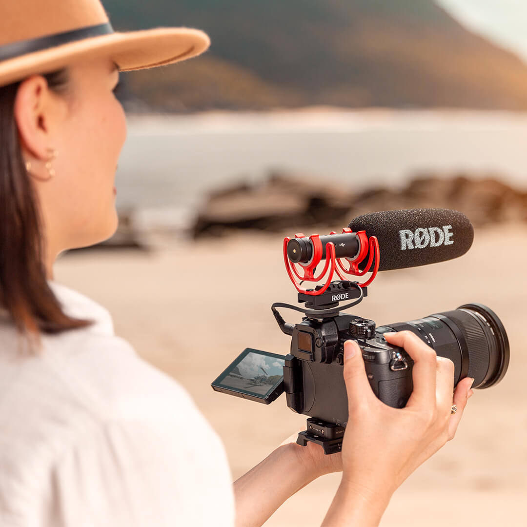 Rode VideoMic NTG On-Camera Microphone Hybrid Analog USB Camera-Mount Broadcast-Grade Sound