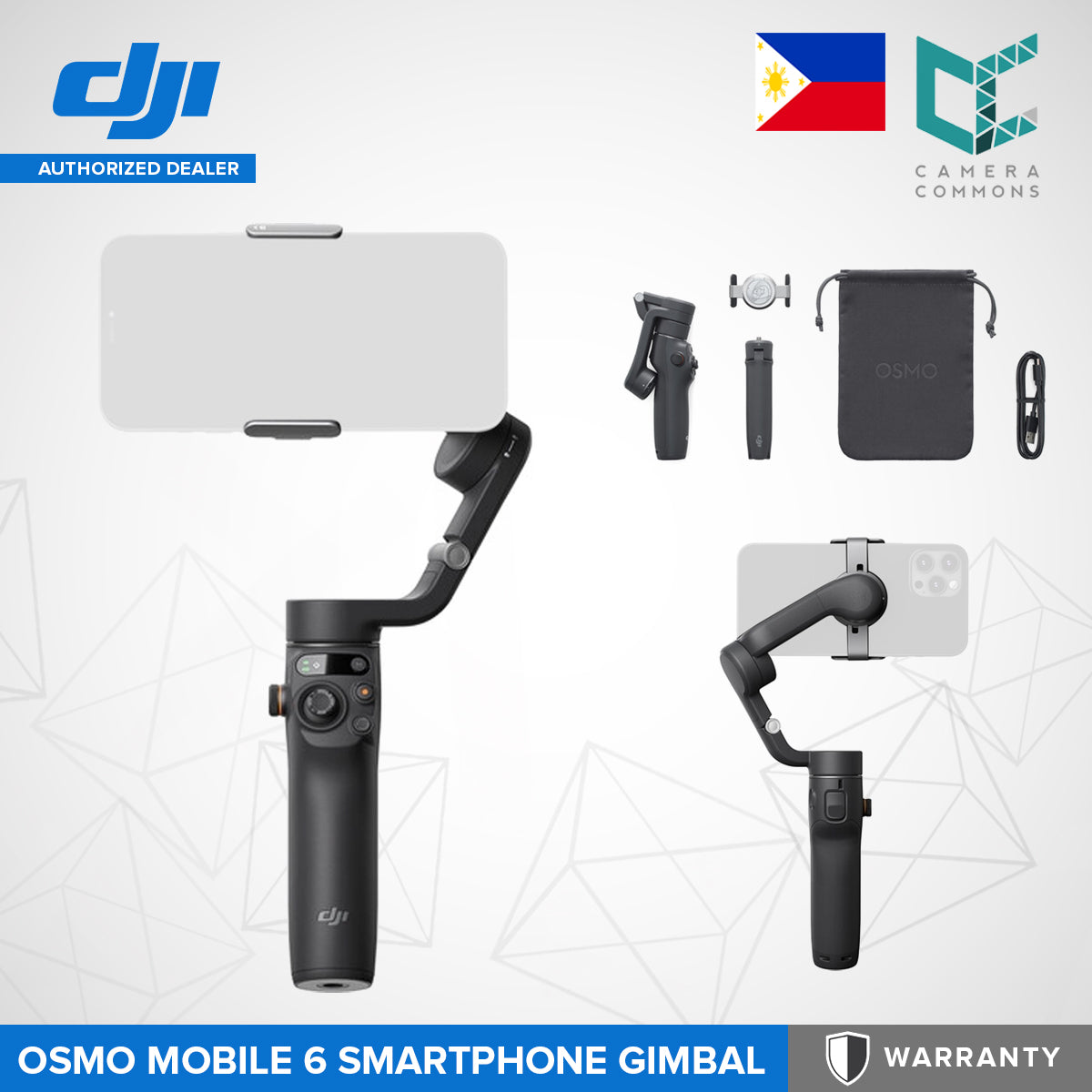 DJI Osmo Mobile 6 Smartphone Gimbal Stabilizer Extendable Compact