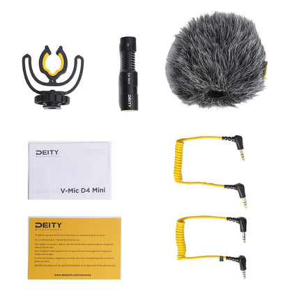 Deity Microphones V-Mic D4 Mini Ultracompact Camera-Mount Shotgun Microphone