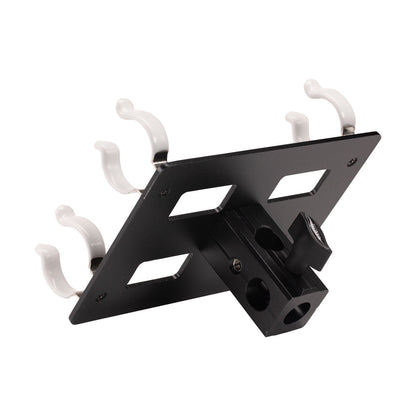 Nanlite Pavotube Double Bank 2 T12 LED Tube Mount with Gooseneck and 5/8in Receiver HD-T12-4-BHG