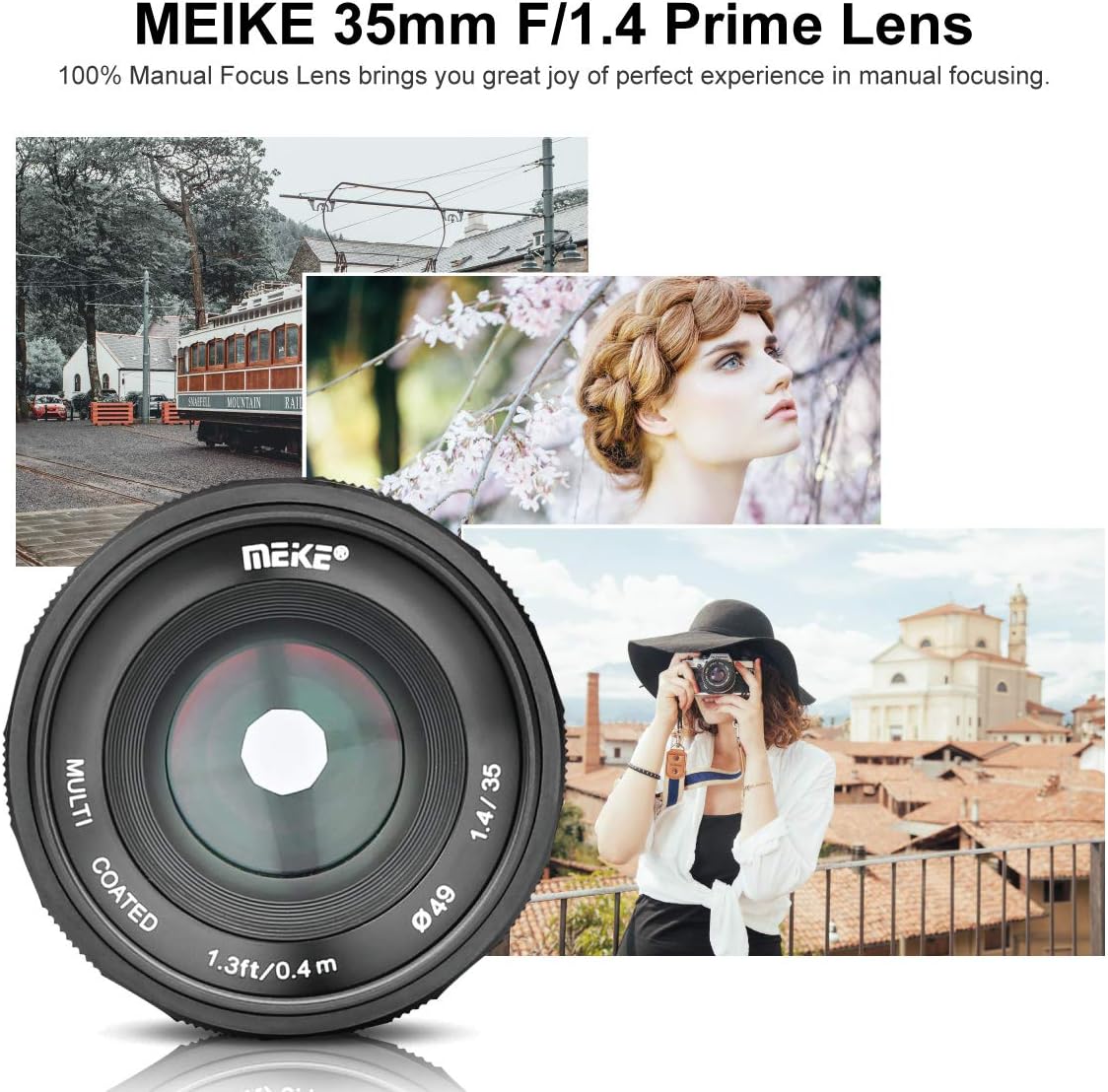 CLEARANCE MEIKE 35mm f/1.4 Lens for Canon EOS M Mount MK35mm 35 1.4