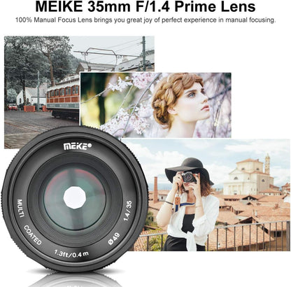 CLEARANCE MEIKE 35mm f/1.4 Lens for Canon EOS M Mount MK35mm 35 1.4