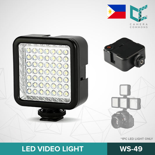 LED Video Light WS-49 for Photography Studio Videography WS49