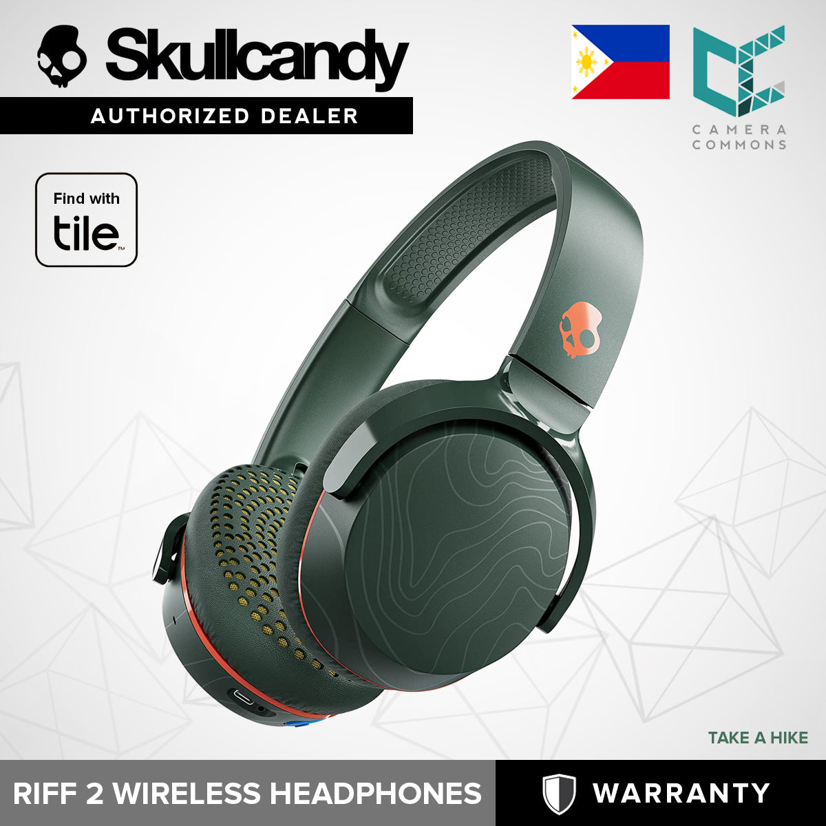 SkullCandy Riff 2 Wireless On-Ear Headphone Headset Headphones Bluetooth