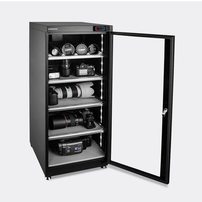 Andbon DS-155S 155L Large Dry Cabinet Auto-Dehumidifier Digital Dry Box for Camera Gears