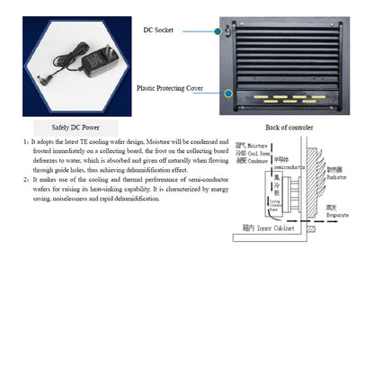 Andbon AD-80HS 80L Digital Automatic Dry Cabinet AD80HS
