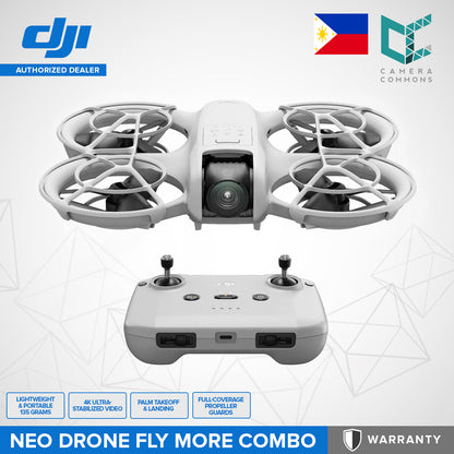 DJI Neo Drone Standard and Fly More Combo Lightweight Portable Palm Takeoff & Landing 4K Ultra-Stabilized Video