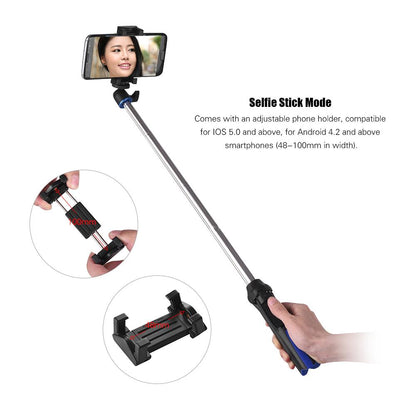 Benro MK10 Mini Tripod Selfie Stick for Mobile Phones, Action Camera GoPro 1/4 tripod mount with Bluetooth Control