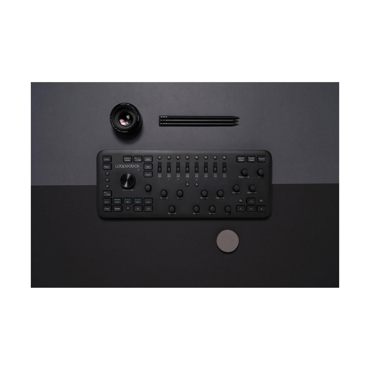 Loupedeck+ The Photo and Video Editing Console for Lightroom Classic Premiere Pro Final Cut Pro Photoshop with Camera Raw After Effects Audition Aurora HDR