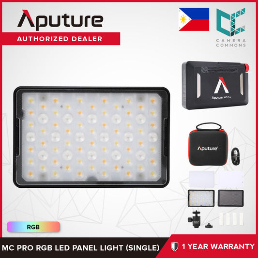 CLEARANCE Aputure MC Pro RGB LED Panel Light for Film Broadcast Video Production Studio Lighting