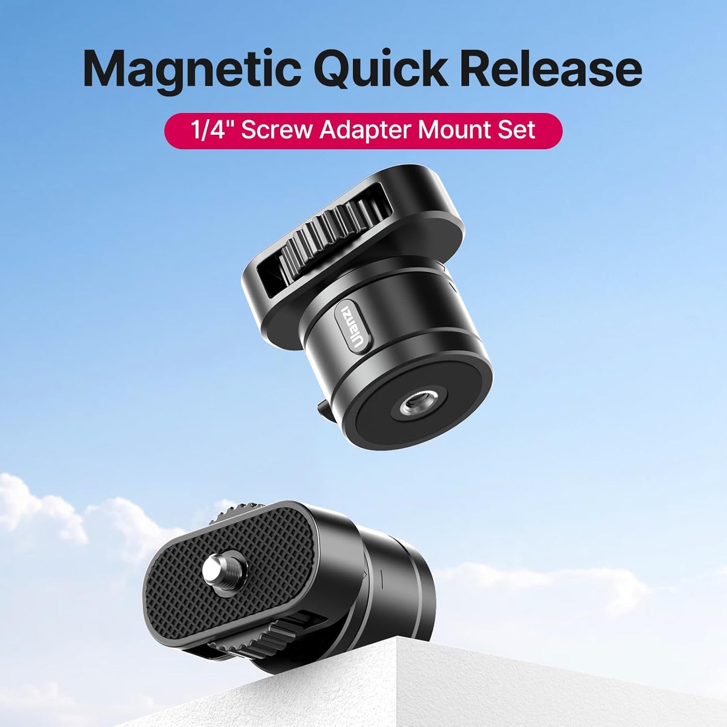 Ulanzi Go-Quick II Magnetic Quick Release 1/4" Screw Adapter Mount Set Camera Accessories C045GBB1