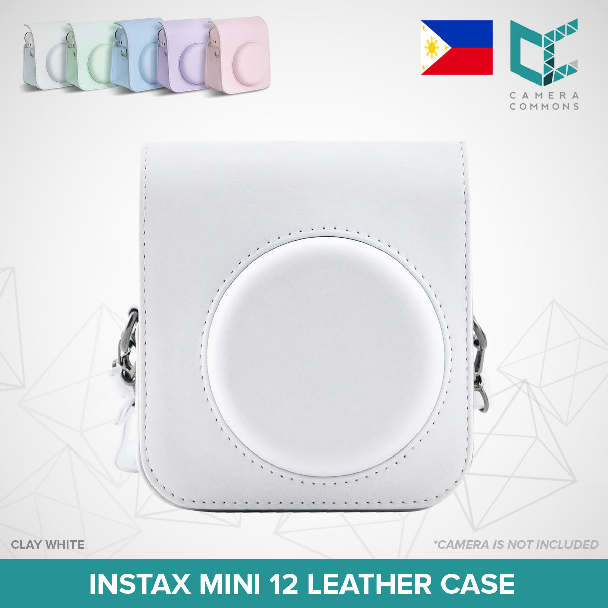Leather Case Flannel Case Bag Cover Plain Colors for Fujifilm Instax Mini 11 Mini 12 Instant Film Camera PU Leather