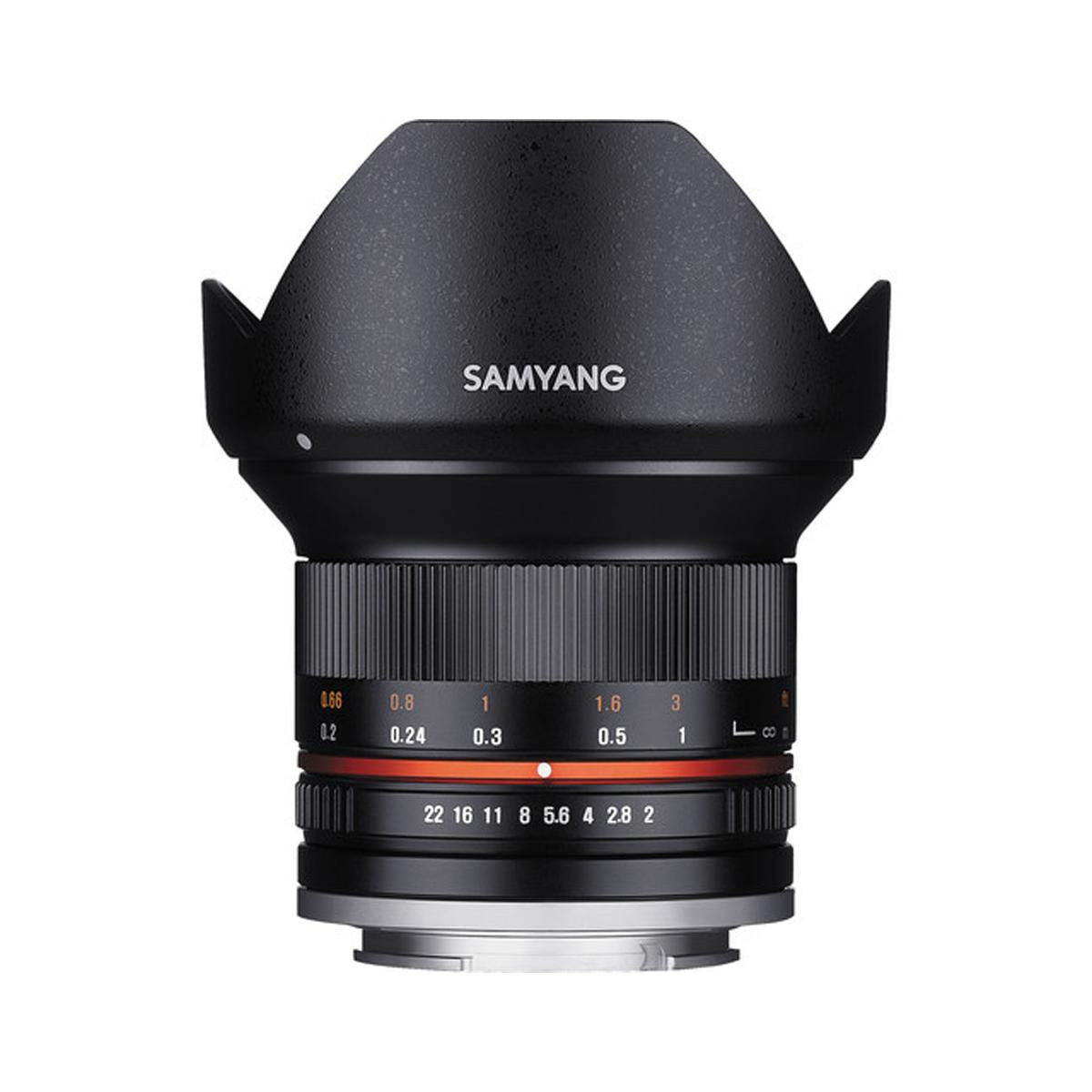 Samyang 12mm f/2.0 NCS CS Lens for Micro Four Thirds Mount M4/3